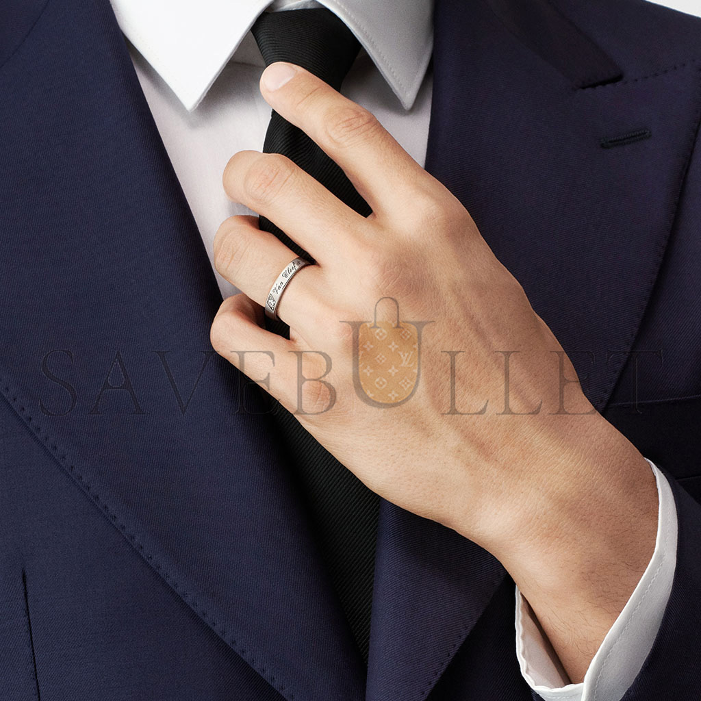 V*N CL*F arpels toujours signature etoiles wedding band, 4 mm vcarp5yw00